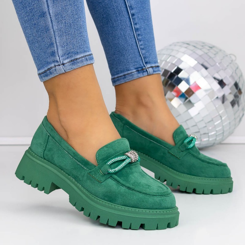 Dámske topánky na voľný čas 3LN2 Zelená | Mei