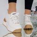 Dámske topánky na platforme 3SJN29 Béžová | Mei