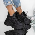 Dámske topánky na platforme 3SJN59 Čierna | Mei