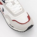 Pánske športové topánky ETHAN001 Biely-Červená | U.S.POLO ASSN