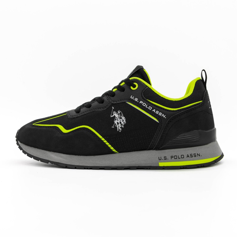 Pánske športové topánky TABRY002A Čierna-Žltá | U.S.POLO ASSN
