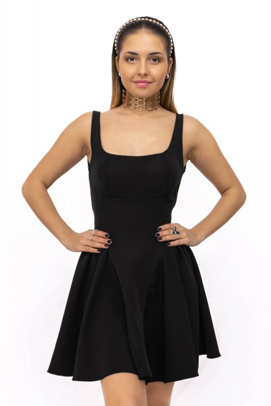 Dámske šaty 1037-9 Čierna | Fashion