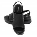 Dámske sandále na platforme 50096 Čierna | Advancer