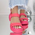 Dámske sandále na platforme 3LN3 Ružová | Mei