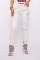 Dámske džínsy 51880-9 Biely | Mina