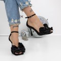 Dámske sandále s tenkým podpätkom 3NE5 Čierna | Mei