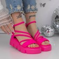 Dámske sandále na platforme 3HXS62 Ružová | Mei