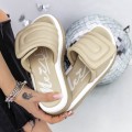Dámske papuče s nízkou podrážkou 3GH22 Krémovej farby | Mei