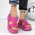 Dámske sandále na platforme 3HXS78 Ružová | Mei