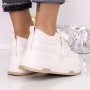 Pantofi Sport Dama cu Platforma 1659-1 WHITE | MEI