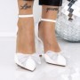 Pantofi Stiletto 3ADC68 WHITE | MEI