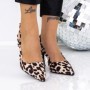 Pantofi Stiletto 3ADC73 LEOPARD-BEIGE | MEI