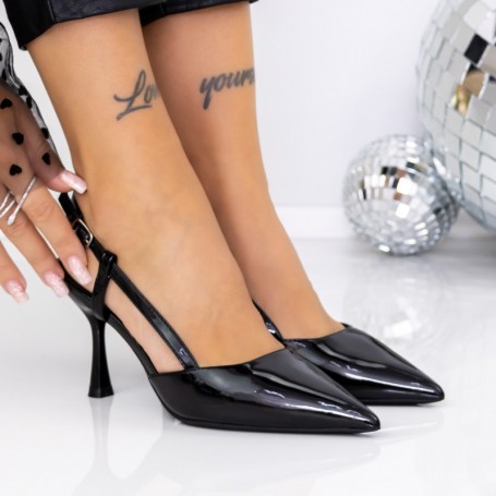 Pantofi Stiletto 3ADC76 BLACK | MEI