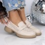 Pantofi Casual Dama 5128-1 BEIGE | MEI