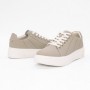 Pantofi Sport Dama din piele naturala Q2311 LIGHT GREY | ADVANCER