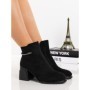 Botine cu Toc Gros 3AGZ110 BLACK | MEI