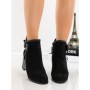 Botine cu Toc Gros 3AXKK192 BLACK | MEI