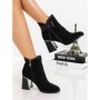 Botine cu Toc Gros 3AXKK192 BLACK | MEI