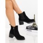 Botine cu Toc Gros 3AD71 BLACK | MEI