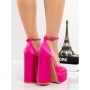 Pantofi cu Toc gros si Platforma TOT-136 FUCHSIA | L. DAY