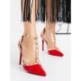 Pantofi Stiletto B-3 RED | MULANKA