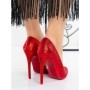 Pantofi Stiletto 66-2 RED | MULANKA