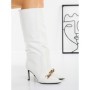 Cizme Dama cu Toc J6115 WHITE | MIA SHOES