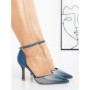 Pantofi Stiletto G1715 BLUE | GALLEVANI