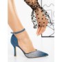 Pantofi Stiletto G1715 BLUE | GALLEVANI