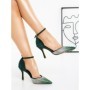 Pantofi Stiletto G1715 GREEN | GALLEVANI