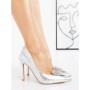 Pantofi Stiletto 66-S22 SILVER | GALLEVANI