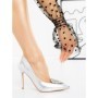 Pantofi Stiletto 66-S22 SILVER | GALLEVANI