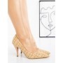 Pantofi Stiletto G1716 BEIGE | GALLEVANI