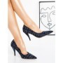 Pantofi Stiletto G1716 BLUE | GALLEVANI