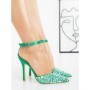 Pantofi Stiletto LD-1160 GREEN | L.DAY