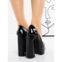 Pantofi cu Toc gros si Platforma LD-1163 BLACK | L.DAY