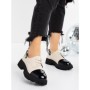 Pantofi Casual Dama 5LN9 BLACK-BEIGE | MEI