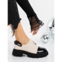 Pantofi Casual Dama 5LN9 BLACK-BEIGE | MEI