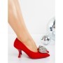 Pantofi Stiletto A6469-5 RED | ABLOOM