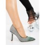 Pantofi Stiletto G1713 GREEN | GALLEVANI