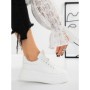 Pantofi Sport Dama cu Platforma 3AL97 WHITE | MEI