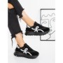 Sneakers Dama 3Q10P BLACK-SILVER | MEI