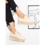 Pantofi Sport Dama cu Platforma 3AGZ125 BEIGE | MEI