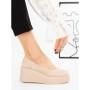 Pantofi Sport Dama cu Platforma 3AGZ130 BEIGE | MEI