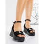 Sandale Dama cu Platforma 5WL29 BLACK | MEI