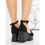Sandale Dama cu Platforma 5WL29 BLACK | MEI