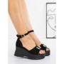 Sandale Dama cu Platforma 5WL29 BLACK | MEI
