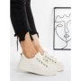 Pantofi Sport Dama cu Platforma 2096 WHITE | MEI