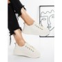 Pantofi Sport Dama cu Platforma 2096 WHITE | MEI