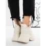 Pantofi Sport Dama cu Platforma 3AL103 BEIGE | MEI